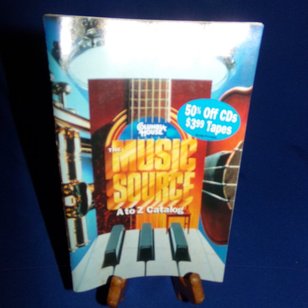 Vintage Columbia House Music Source A to Z Catalog - 1994 - CDS, Tapes,